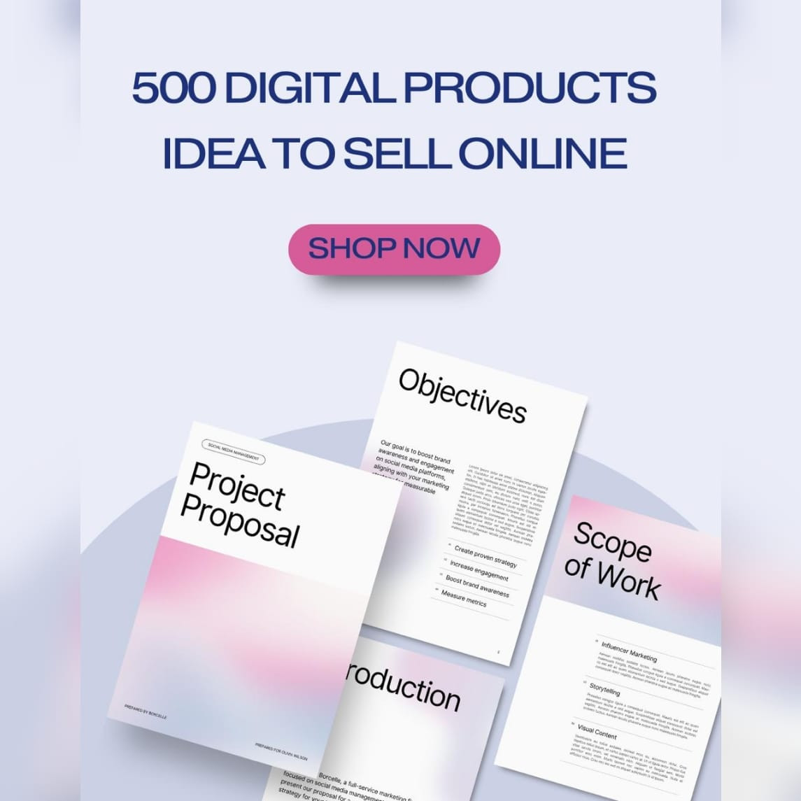 500 digital product ideas